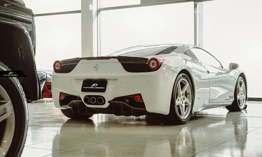 Ferrari 458 Build Rear Wing Future Design Dry Carbon Fiber Rear Spoiler Wing for Ferrari 458 Itali ...